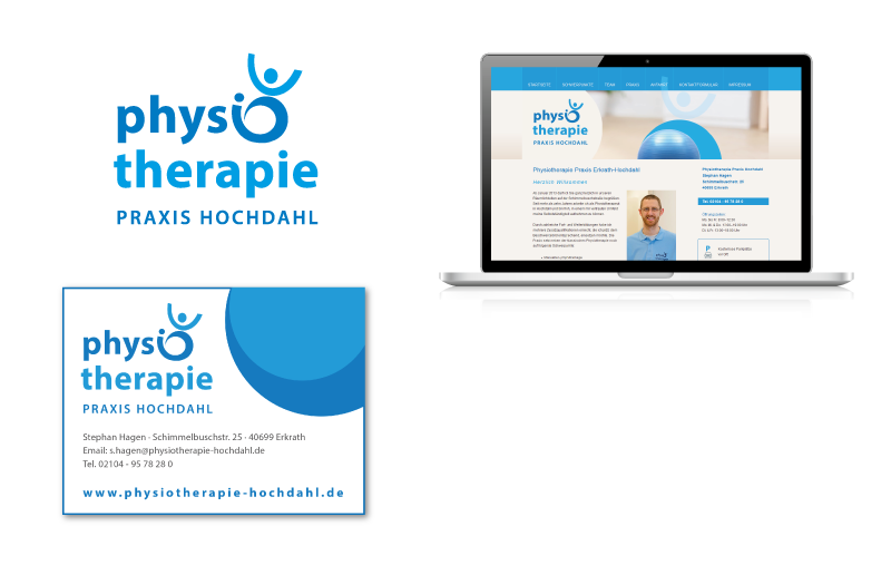 Print- und Webdesign für Physiotherapie Praxis Hagen